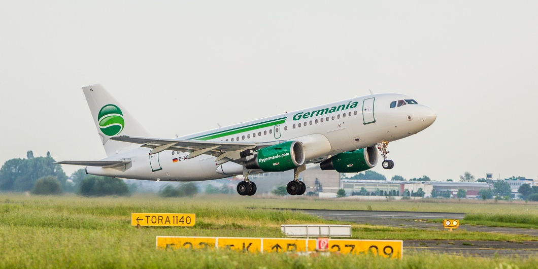 International airlines support Germania passengers
