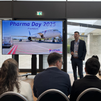 Jorge Carretero, BARIG Air Cargo Committee Chairman and Sales Director Central Europe at LATAM Cargo, opens the conference program.