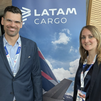 LTR: Jorge Carretero, BARIG Air Cargo Committee Chairman and Melanie Wedler BARIG Head of PR, Communication & Marketing.