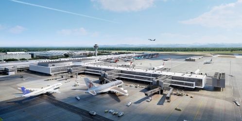 Flughafen München GmbH || New Terminal 1 Pier: The modern extension will improve the quality of stay for the passengers (expected to become operational in 2025)