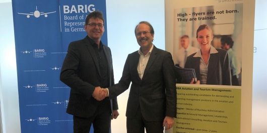 BARIG e.V. || v.l.n.r.: Michael Hoppe (BARIG e.V.) und Prof. Dr. Karl-Rudolf Rupprecht (Frankfurt UAS)