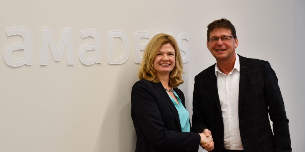 BARIG e.V. || left to right: Monika Wiederhold (Amadeus) and Michael Hoppe (BARIG e.V.)